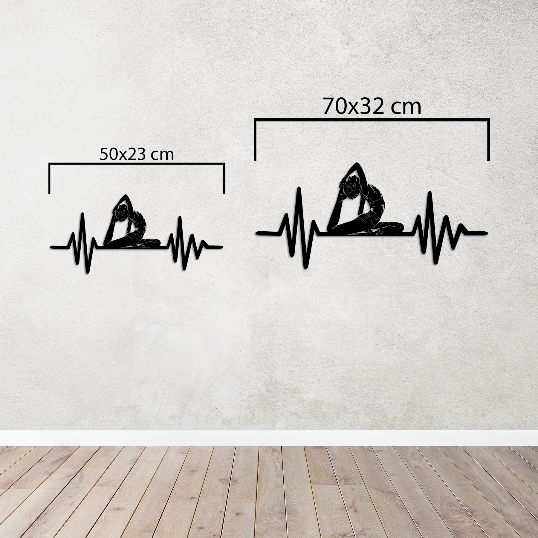 Ruhun Ritmi Yoga Metal Duvar Dekoru